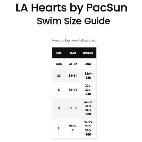 L.A. Hearts by PacSun Blue & White Washed Playa Triangle String Bikini Top, M - Picture 7 of 7